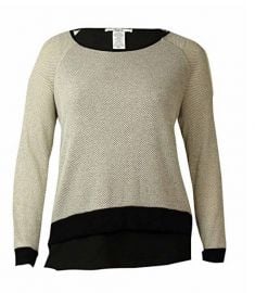 Bar III Layered Sweater at Amazon